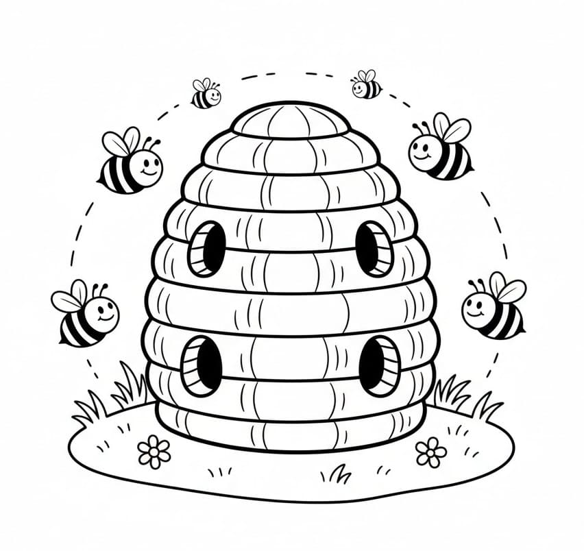 Desenho gratuito Colmeia #221607 da colecao Natureza e Estações para imprimir Desenho gratuito Colmeia #221607 da colecao Natureza e Estações para imprimir