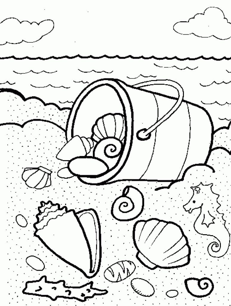 Desenho gratuito Concha #185475 da colecao Natureza e Estações para imprimir