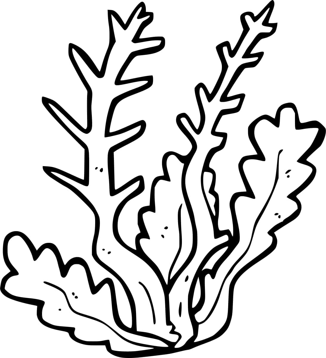 Desenho imprimível de Coral #210300 para colorir, pertence à coleção Natureza e Estações