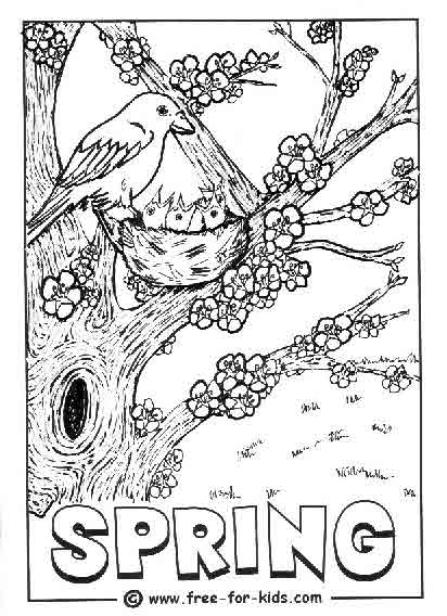 Desenho gratuito Estação da Primavera #164841 da colecao Natureza e Estações para imprimir