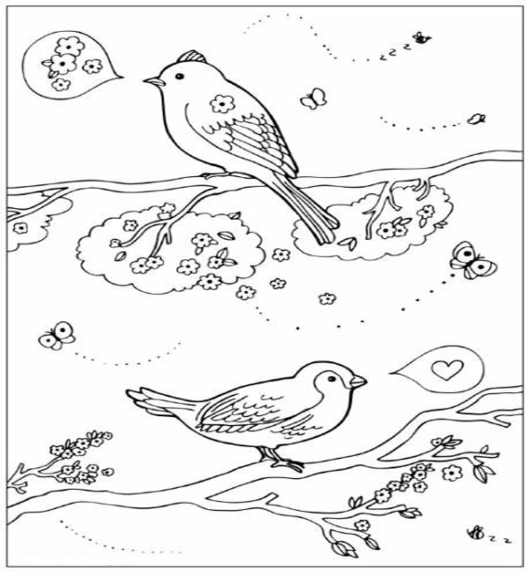 Desenho gratuito Estação da Primavera #164940 da colecao Natureza e Estações para imprimir