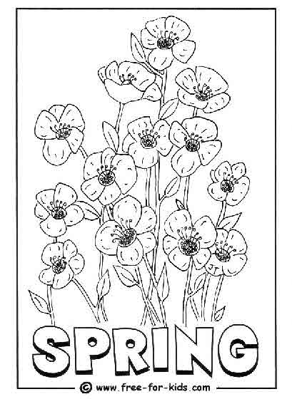 Desenho gratuito Estação da Primavera #165030 da colecao Natureza e Estações para imprimir