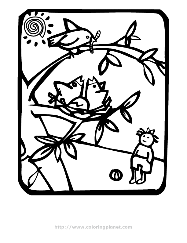 Desenho gratuito Estação da Primavera #165062 da colecao Natureza e Estações para imprimir