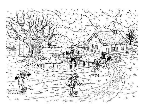 Desenho gratuito Estação do Inverno #164683 da colecao Natureza e Estações para imprimir
