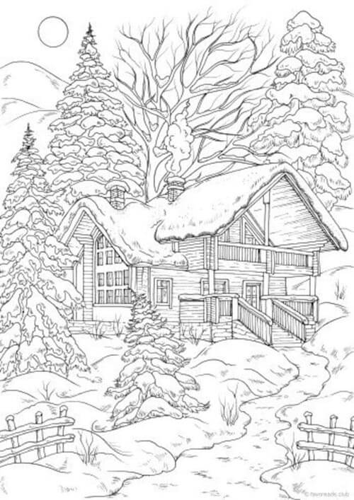 Desenho gratuito Estação do Inverno #181195 da colecao Natureza e Estações para imprimir