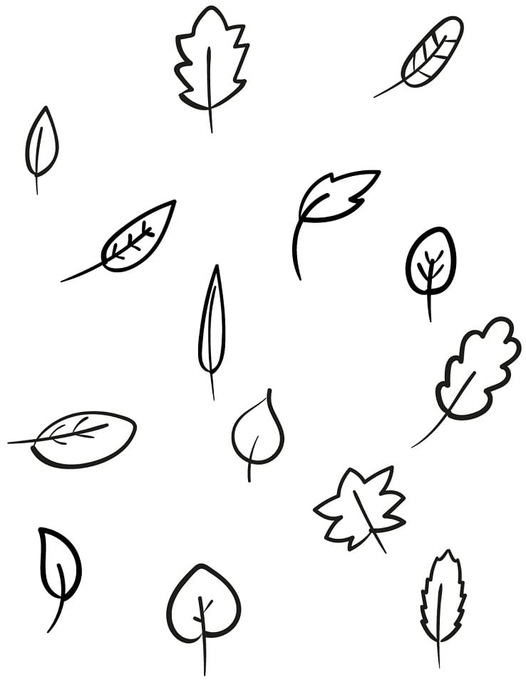 Desenho para colorir Estação do Outono #176753 da coleção Natureza e Estações, pronto para imprimir