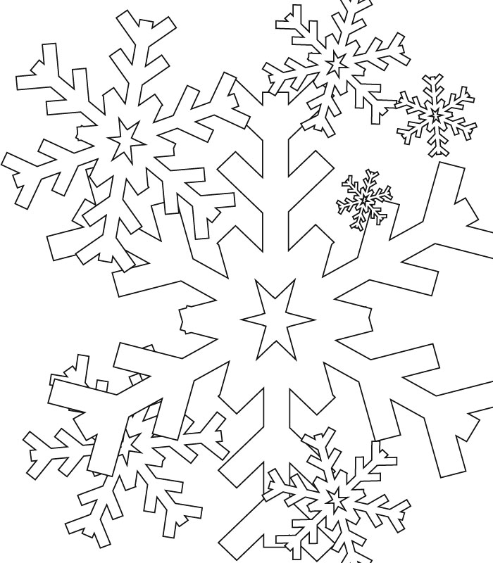 Página para colorir: Floco de Neve (Natureza e Estações) #160462 - Páginas para Colorir Imprimíveis Gratuitamente