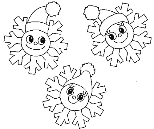 Página para colorir: Floco de Neve (Natureza e Estações) #160463 - Páginas para Colorir Imprimíveis Gratuitamente