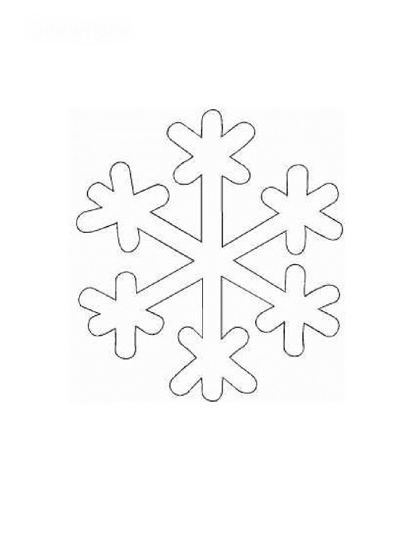 Página para colorir: Floco de Neve (Natureza e Estações) #160471 - Páginas para Colorir Imprimíveis Gratuitamente