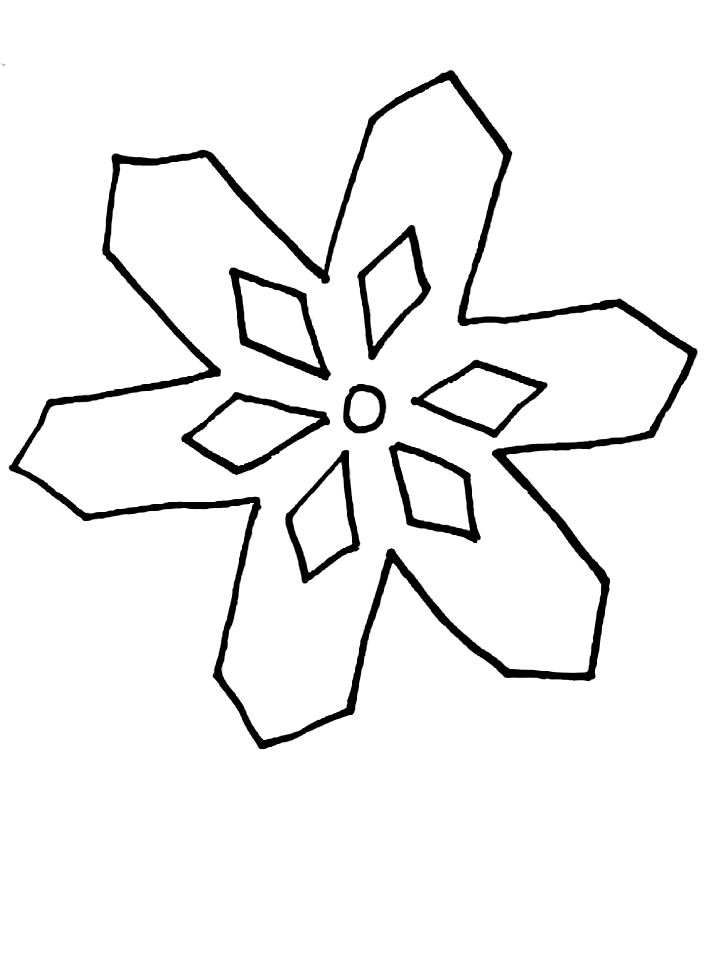 Página para colorir: Floco de Neve (Natureza e Estações) #160479 - Páginas para Colorir Imprimíveis Gratuitamente