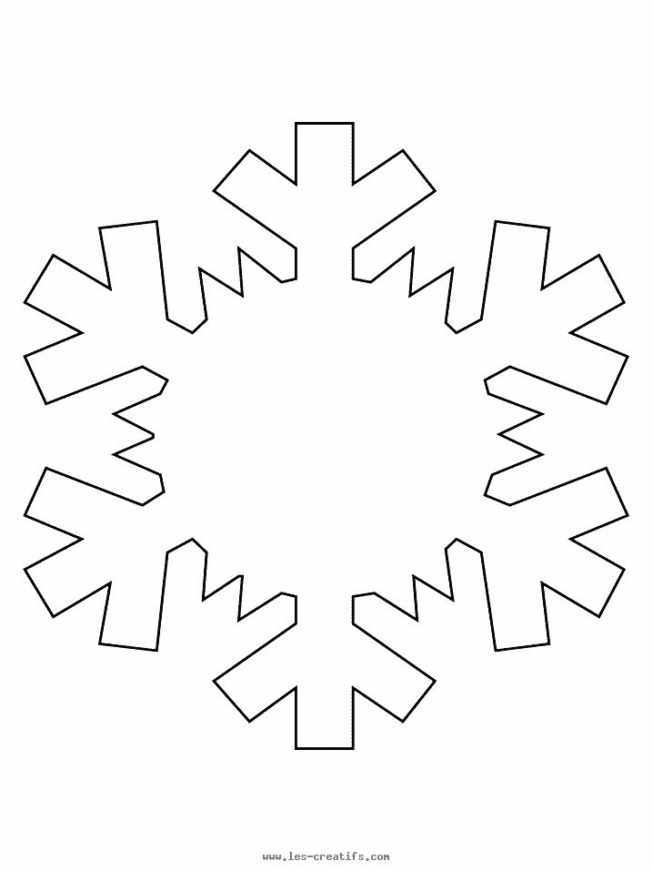 Página para colorir: Floco de Neve (Natureza e Estações) #160483 - Páginas para Colorir Imprimíveis Gratuitamente