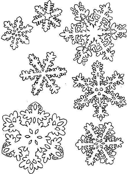 Página para colorir: Floco de Neve (Natureza e Estações) #160490 - Páginas para Colorir Imprimíveis Gratuitamente