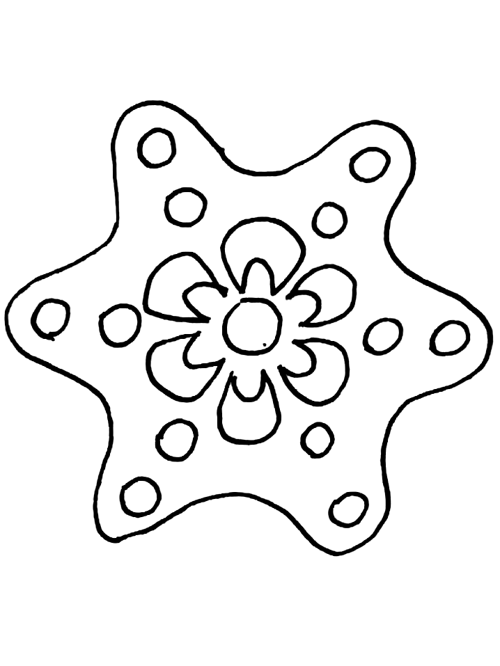 Página para colorir: Floco de Neve (Natureza e Estações) #160506 - Páginas para Colorir Imprimíveis Gratuitamente