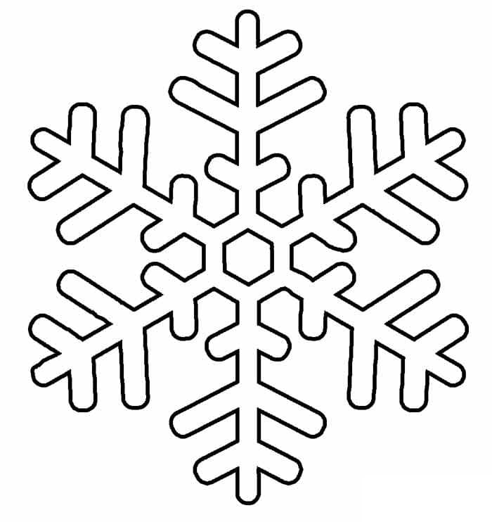 Desenho gratuito Floco de Neve #190288 da colecao Natureza e Estações para imprimir