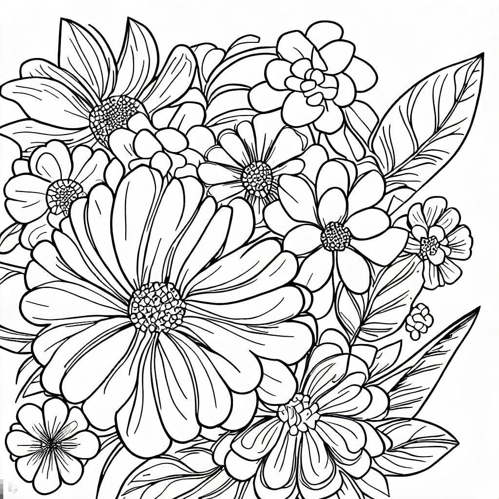 Desenho gratuito Flor #183032 da colecao Natureza e Estações para imprimir