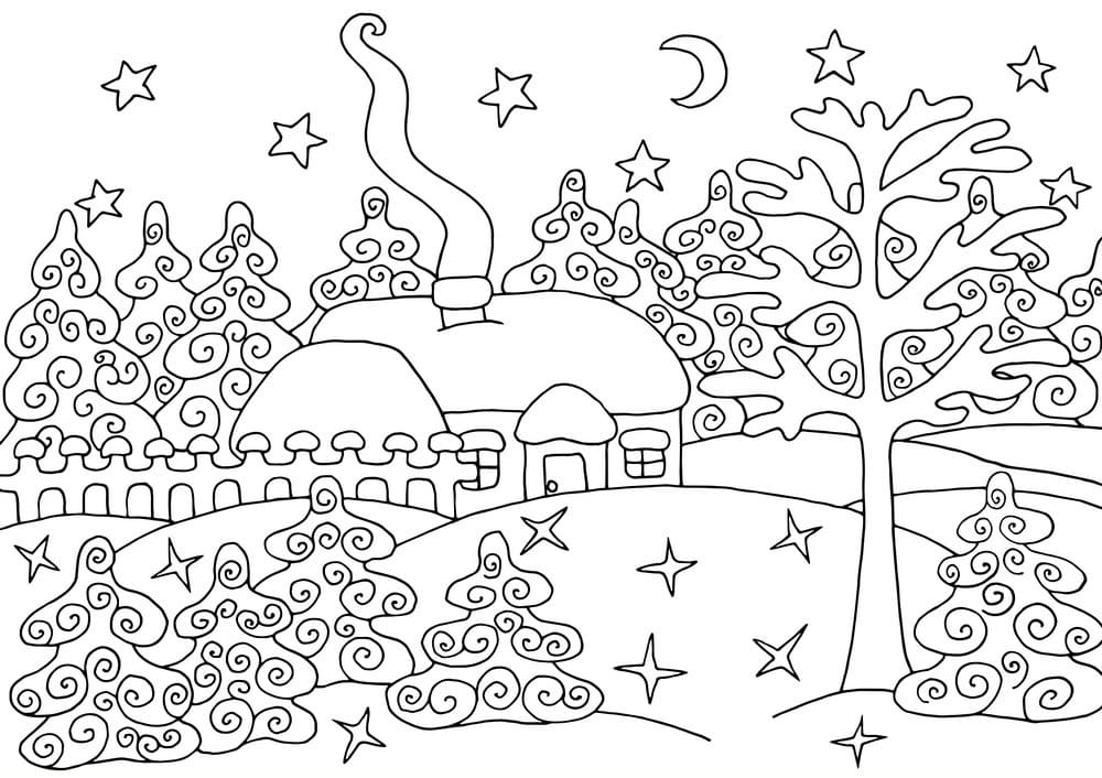 Desenho gratuito Floresta #191245 da colecao Natureza e Estações para imprimir