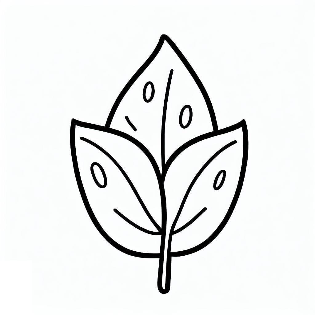 Desenho gratuito Folha #191848 da colecao Natureza e Estações para imprimir