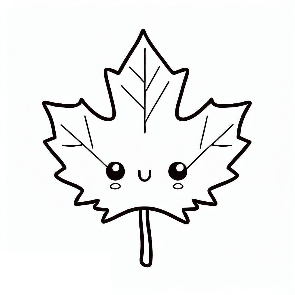 Página para colorir: Folha de Bordo (Natureza e Estações) #190241 - Páginas para Colorir Imprimíveis Gratuitamente