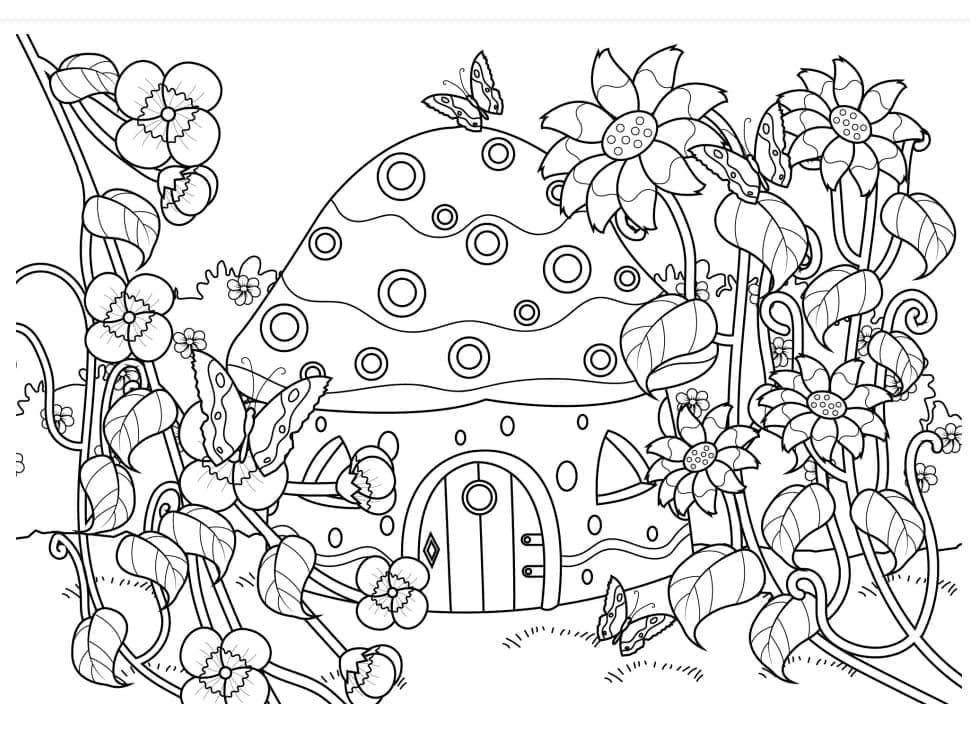 Desenho gratuito Jardim #180031 da colecao Natureza e Estações para imprimir