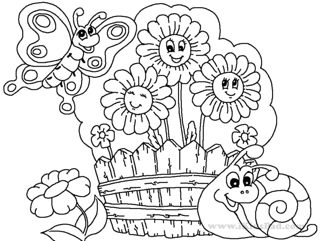 Desenho gratuito Jardim #180037 da colecao Natureza e Estações para imprimir