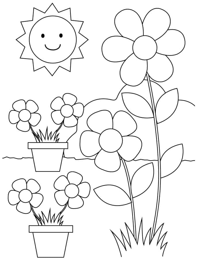 Desenho gratuito Jardim #180050 da colecao Natureza e Estações para imprimir