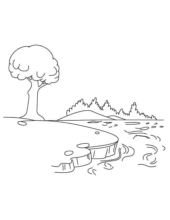 Desenho gratuito Lago #207357 da colecao Natureza e Estações para imprimir