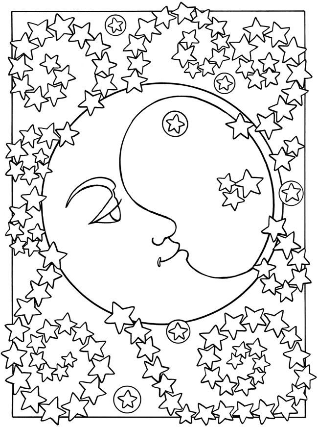Desenho gratuito Lua #155626 da colecao Natureza e Estações para imprimir