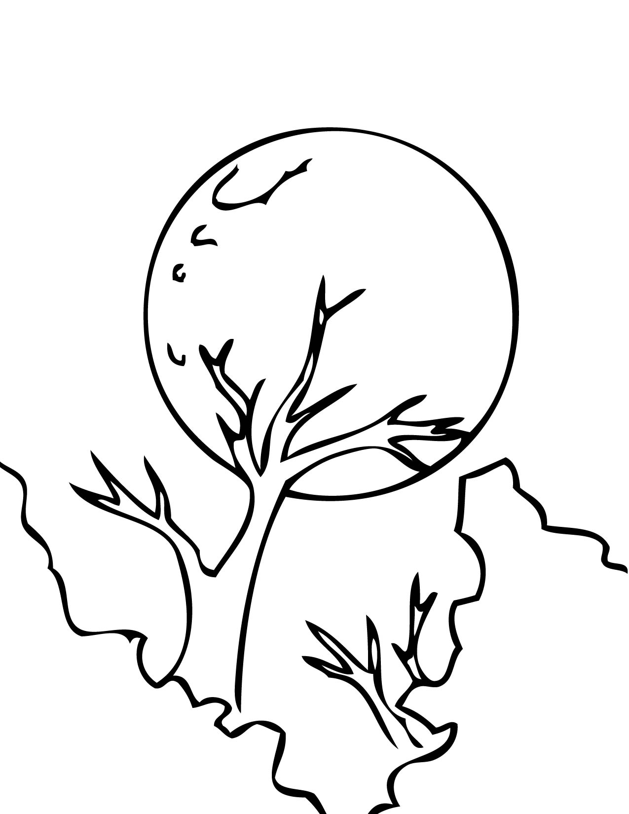 Desenho gratuito Lua #155671 da colecao Natureza e Estações para imprimir
