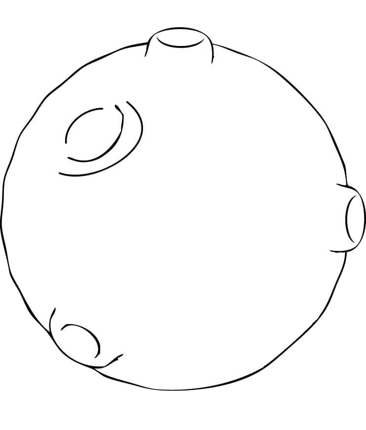 Desenho gratuito Lua #188762 da colecao Natureza e Estações para imprimir