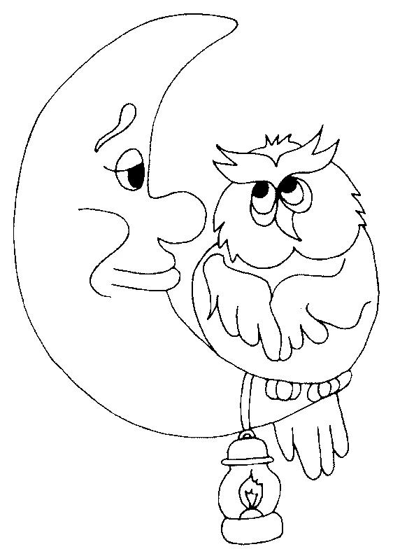 Ilustração de Lua Crescente #162648 para colorir, parte da coleção Natureza e Estações Ilustração de Lua Crescente #162648 para colorir, parte da coleção Natureza e Estações