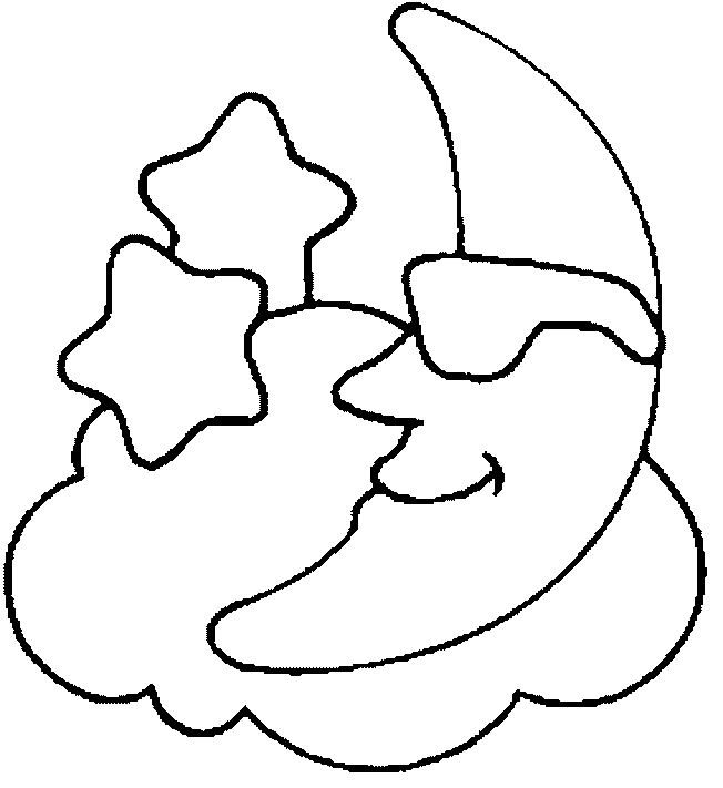 Desenho gratuito Lua Crescente #162666 da colecao Natureza e Estações para imprimir