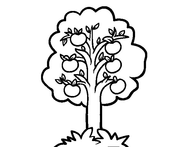Página para colorir: Macieira (Natureza e Estações) #163751 - Páginas para Colorir Imprimíveis Gratuitamente