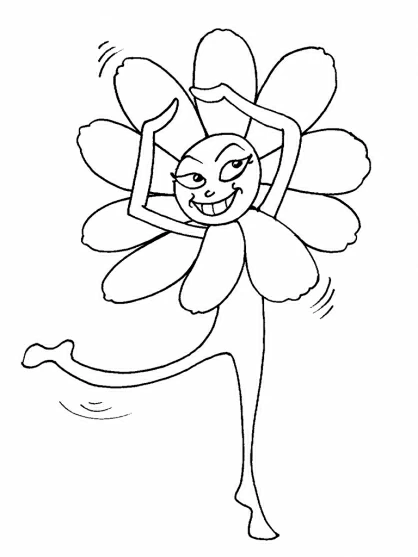 Ilustração de Margarida #161400 para colorir, parte da coleção Natureza e Estações