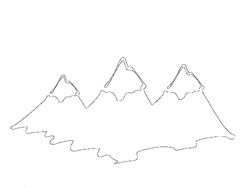 Desenho gratuito Montanha #156484 da colecao Natureza e Estações para imprimir Desenho gratuito Montanha #156484 da colecao Natureza e Estações para imprimir