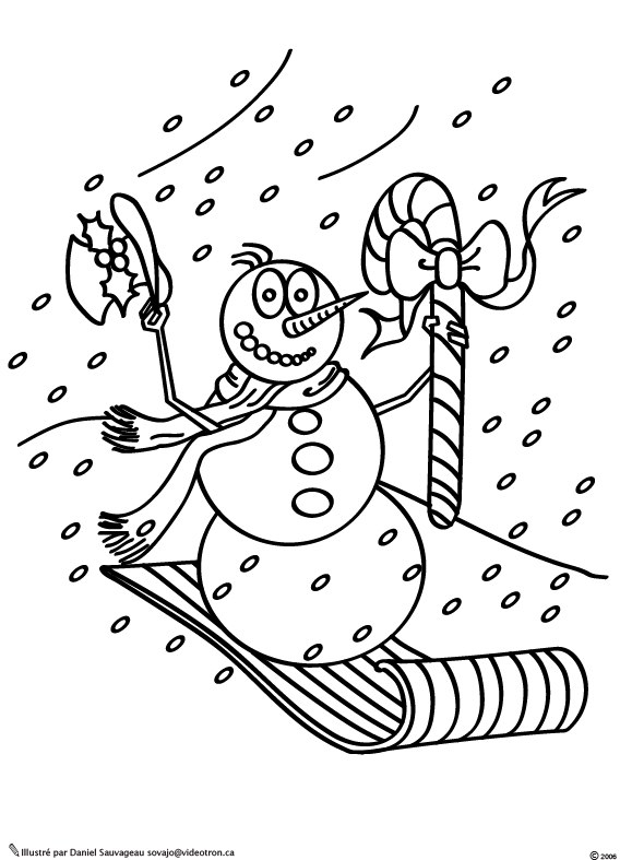 Página para colorir: Neve (Natureza e Estações) #158701 - Páginas para Colorir Imprimíveis Gratuitamente