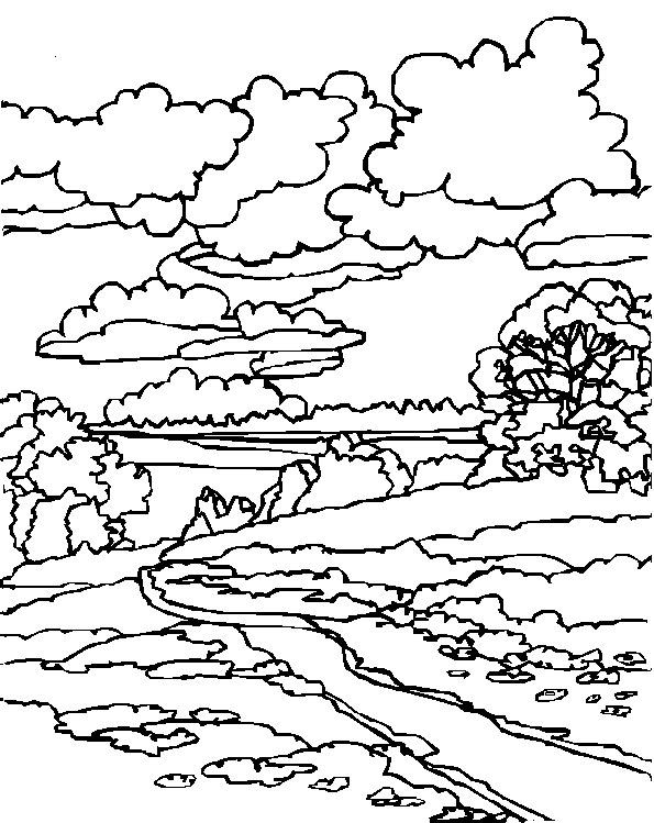 Desenho gratuito Paisagem #165794 da colecao Natureza e Estações para imprimir
