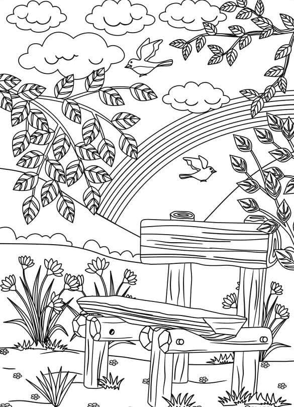 Desenho gratuito Paisagem #193979 da colecao Natureza e Estações para imprimir