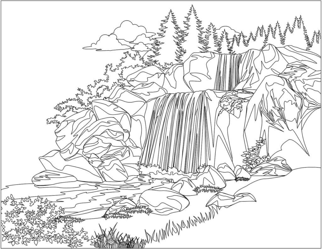 Desenho gratuito Paisagem #193983 da colecao Natureza e Estações para imprimir
