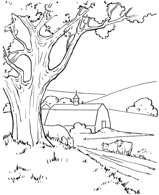 Desenho gratuito Paisagem #193994 da colecao Natureza e Estações para imprimir