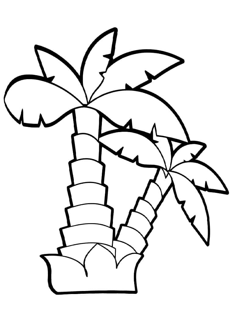 Desenho gratuito Palmeira #200717 da colecao Natureza e Estações para imprimir
