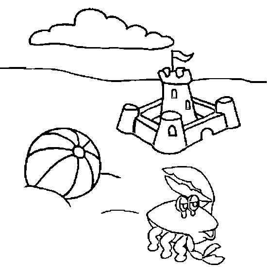 Desenho gratuito Praia #159015 da colecao Natureza e Estações para imprimir