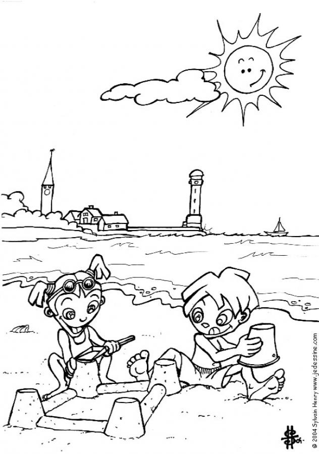 Desenho gratuito Praia #159017 da colecao Natureza e Estações para imprimir