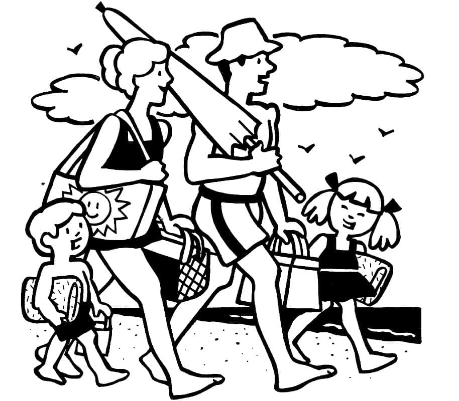 Desenho gratuito Praia #191865 da colecao Natureza e Estações para imprimir