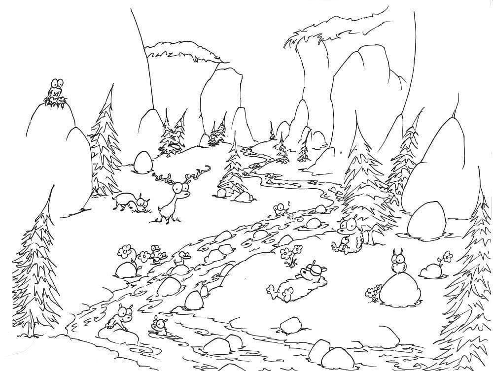 Desenho gratuito Rio #188044 da colecao Natureza e Estações para imprimir Desenho gratuito Rio #188044 da colecao Natureza e Estações para imprimir