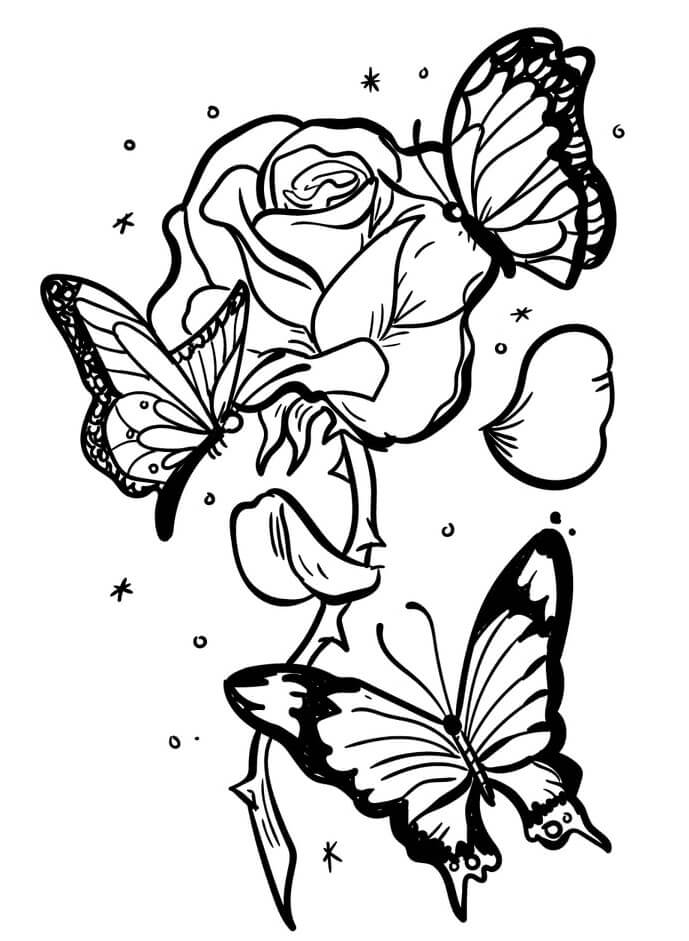 Desenho gratuito Rosas #176486 da colecao Natureza e Estações para imprimir