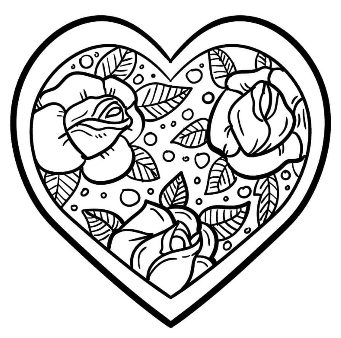 Desenho gratuito Rosas #176487 da colecao Natureza e Estações para imprimir