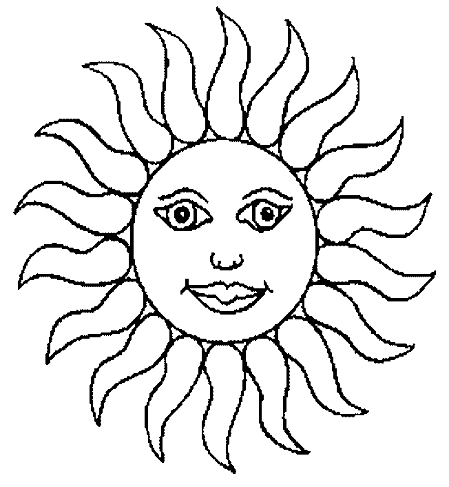 Desenho gratuito Sol #157910 da colecao Natureza e Estações para imprimir