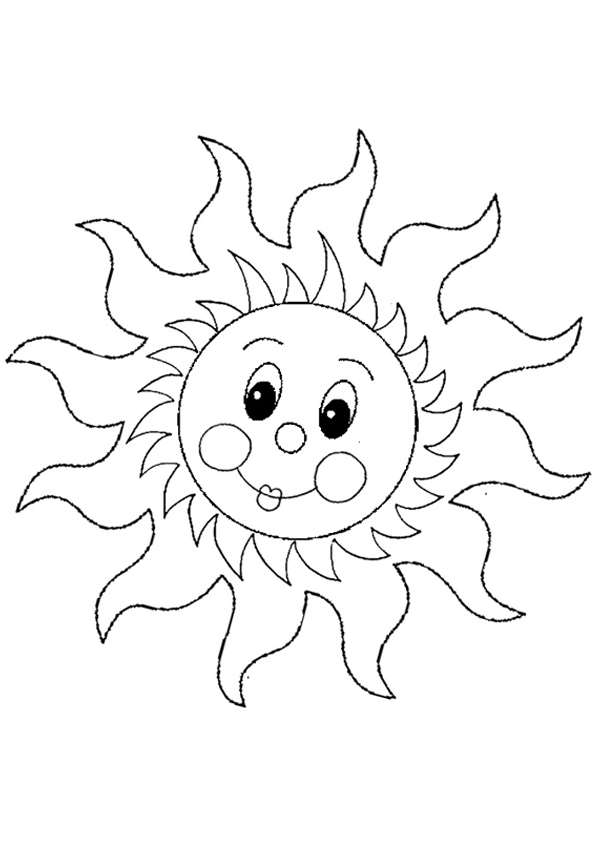 Desenho gratuito Sol #158082 da colecao Natureza e Estações para imprimir