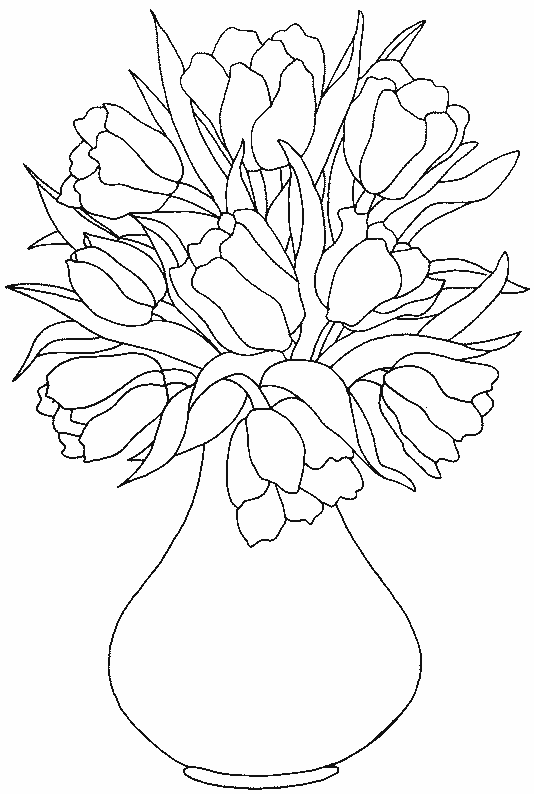 Desenho gratuito Tulipa #161630 da colecao Natureza e Estações para imprimir