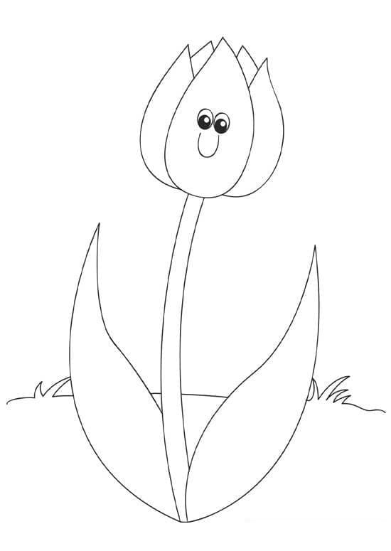 Desenho gratuito Tulipa #174114 da colecao Natureza e Estações para imprimir